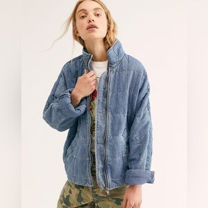 Free People Quilted Dolman Jacket